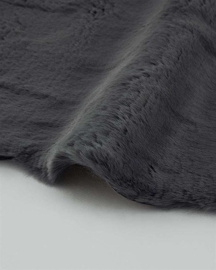Nebula Acrilic Covor Din Blană 90x60 cm Antracit