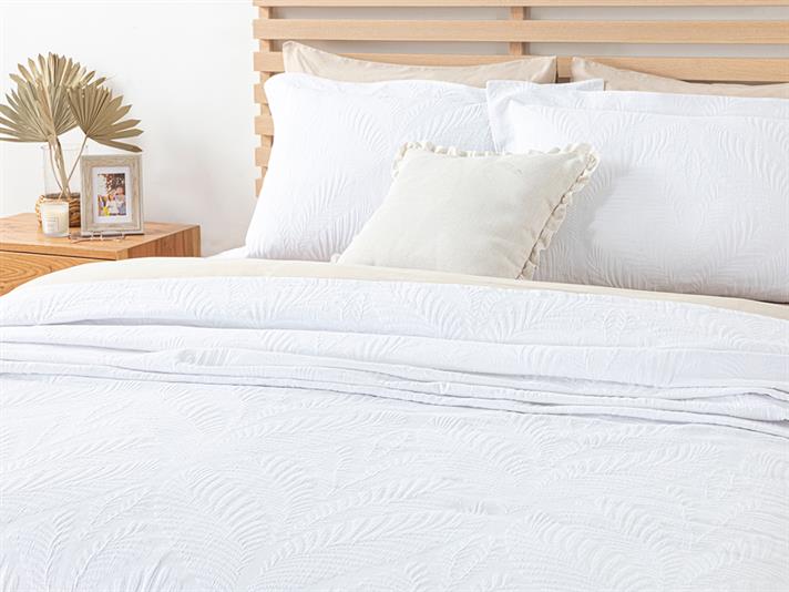 Nervure  Kabartma Jakar Meniu mare  SET CUVERTURĂ DE PAT 260x280 cm COLORAT