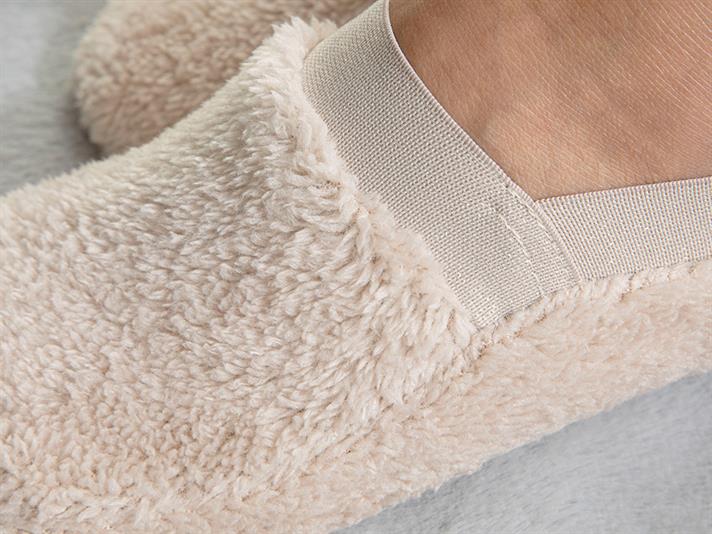 NEW SOFT SILVERY  PLUȘ FEMEI SOSETE PLUSATE 39-41 ECRU