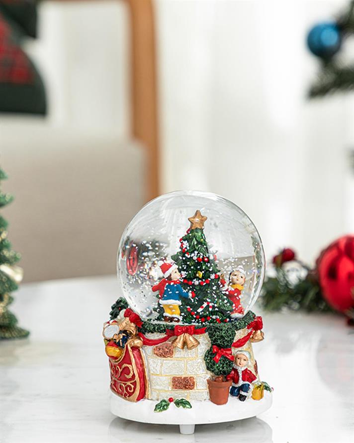 New Year Party Cutie De Muzică , 9,5*9,5*12,5 Cm, Gri-Verde