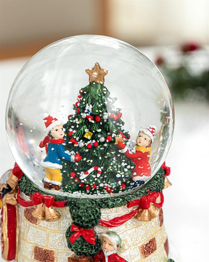 New Year Party Cutie De Muzică , 9,5*9,5*12,5 Cm, Gri-Verde