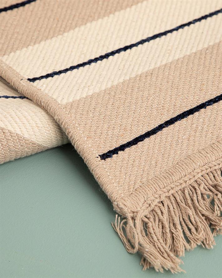Nikky Woven Chenille Rug 80x150 cm Beige