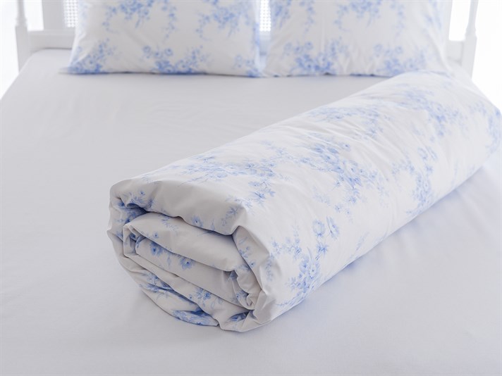 Nilai Cu Bumbac Single Lenjerie De Pat 160x220 cm Albastru
