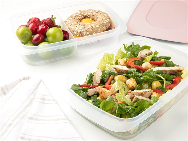 Nish Plastic 2 Set Storage Box Set 2x1,35 Lt Pink