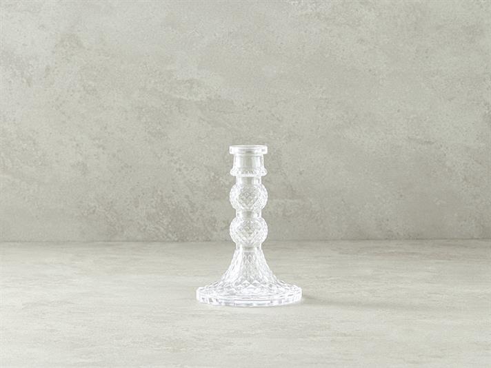 Nora Glass SFEȘNIC 14,5 cm Transparent