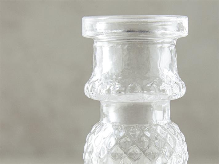Nora Glass SFEȘNIC 14,5 cm Transparent