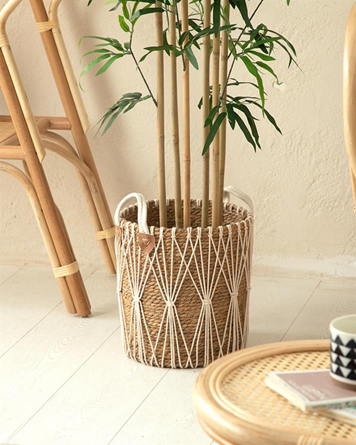 Nubia Basket 29x31 cm Brown