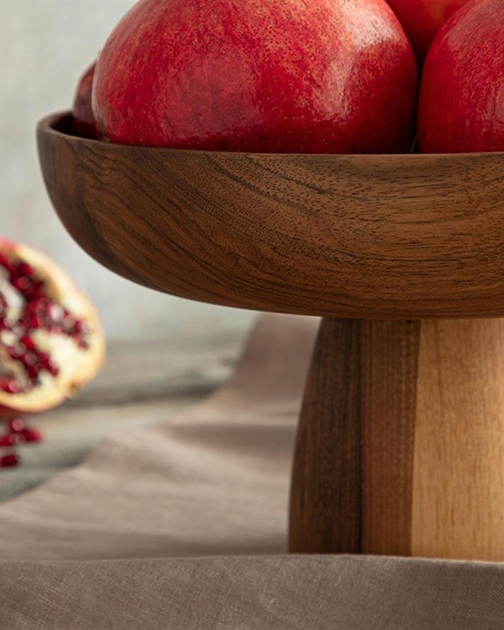 Nuss Walnut Serving Ware 27 cm Dark Brown