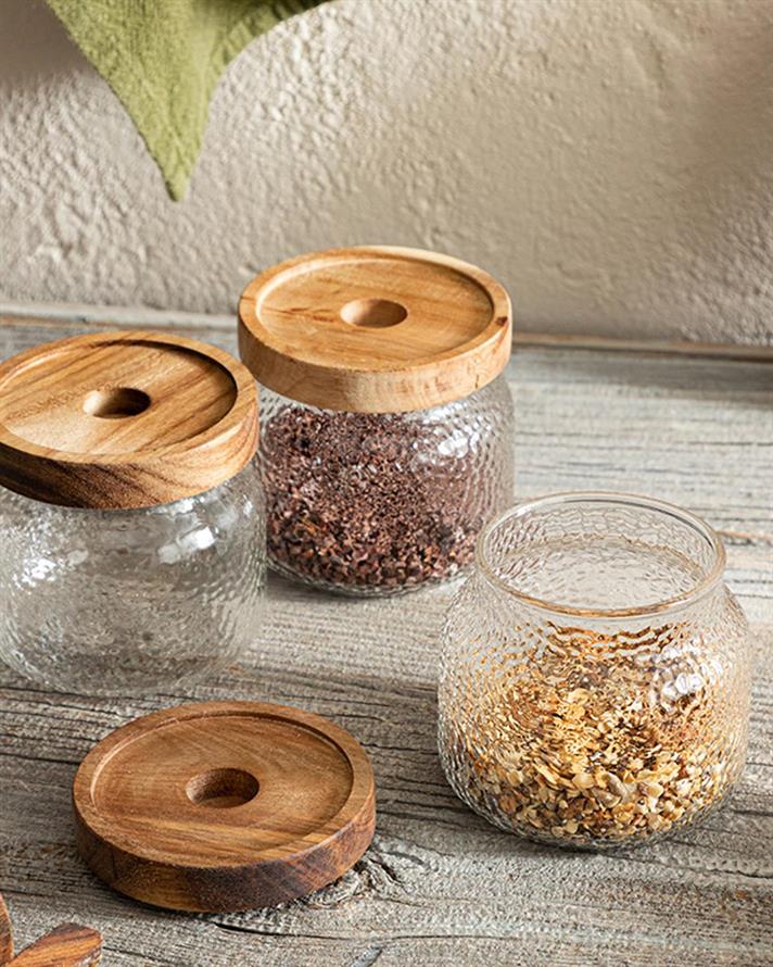 Oasis Borosilicate 3 pcs Jar 350 ml Transparent