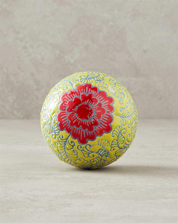 Obiect decorativ, Dalia, ceramică, 8 cm, verde