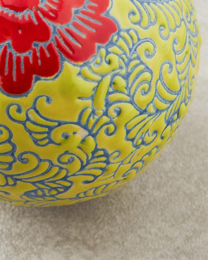 Obiect decorativ, Dalia, ceramică, 8 cm, verde