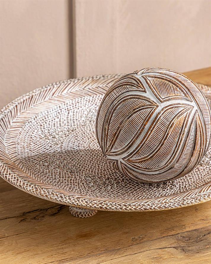 Danny Polyresin Decorative Object 9x9x9 cm Brown