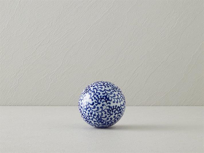 Liliana Porcelain Decorative Object 8 cm Blue-White