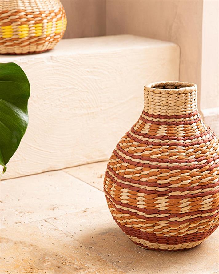 Shaba Straw Decorative Object 25x10x31 cm Multicolor