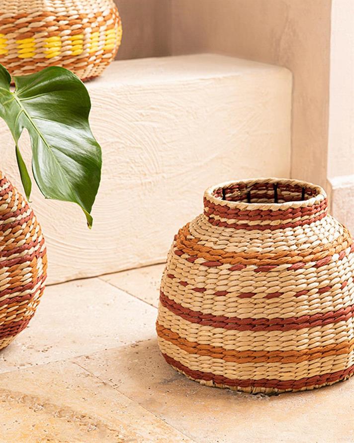 Yona Straw Decorative Object 29x16x22 cm Multicolor