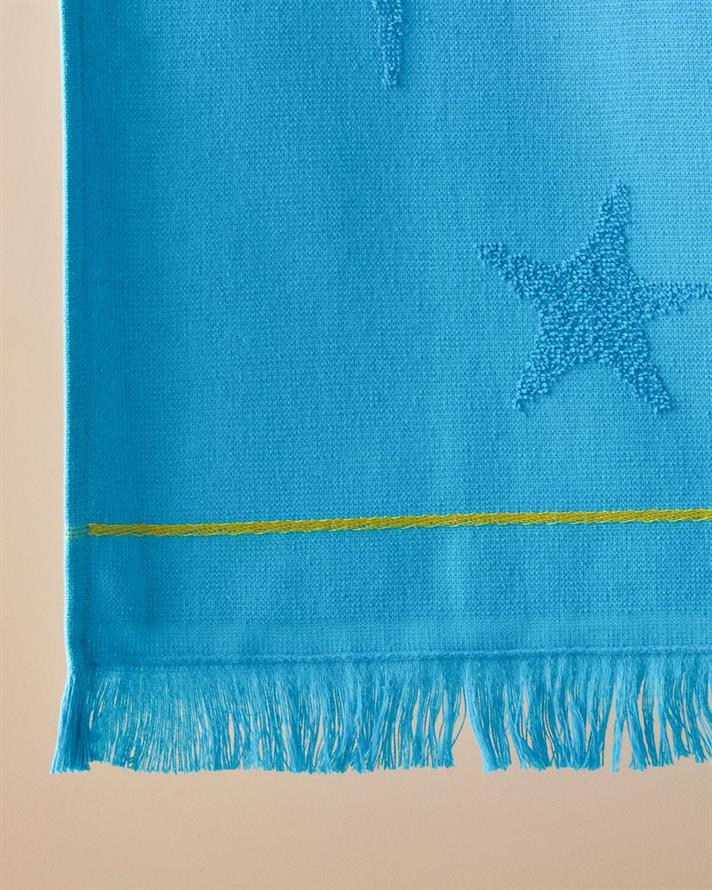 Ocean Cu Bumbac Prosop De Plajă 70x140 cm Albastru