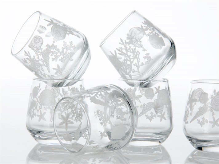Oceanik Glass 6 pcs Glass 100 ml Yellow