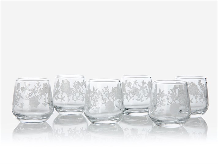 Oceanik Glass 6 pcs Glass 100 ml Yellow