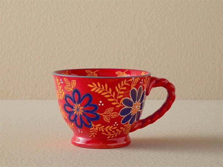 Odesa Ceramică Cană 400 ml Roșu