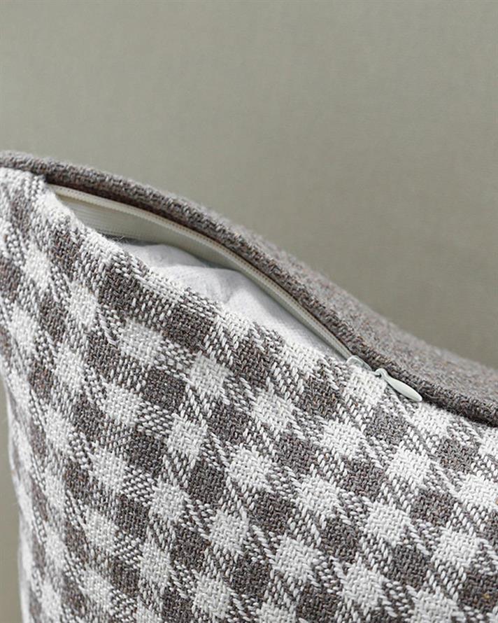 Odesa Weaved Cover Throw Pillows 42x42 cm Beige