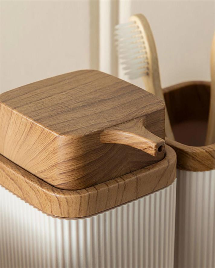 Olivia Set De Baie Set 2, 18*22 Cm-10*34 Cm, Gri Deschis