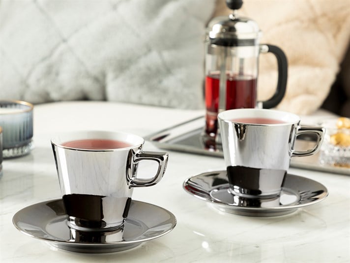 Onta # 4 Parça 2 Kişilik 180 ml Argint.