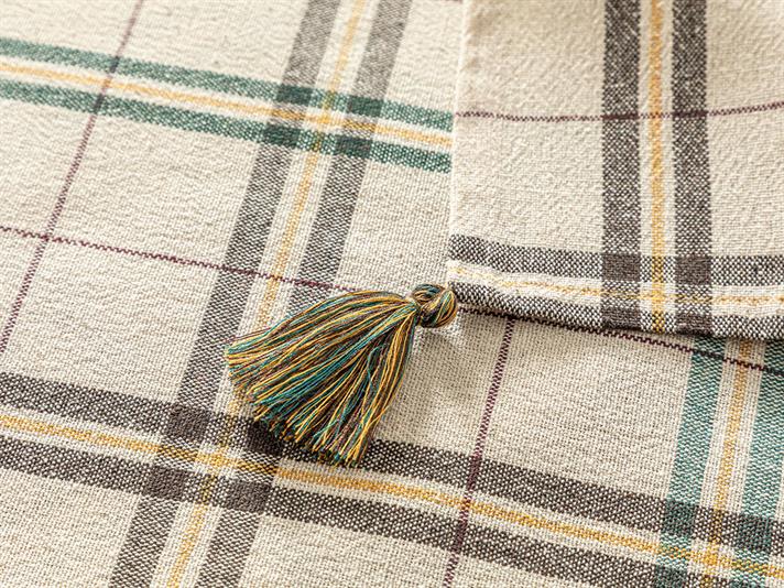 Orbit Cotton Runner 40x150 cm Beige - Green