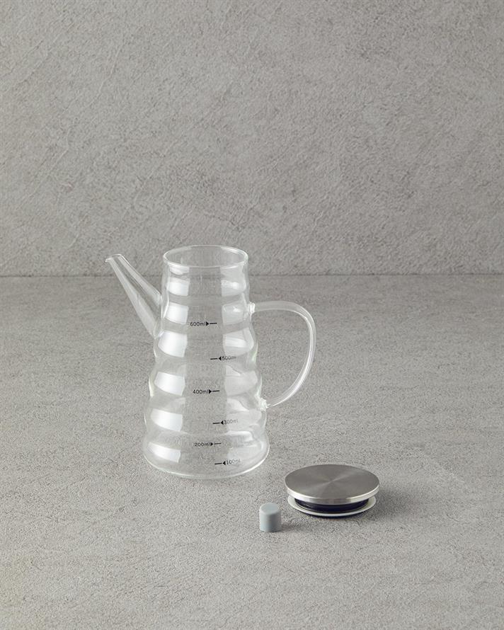 Ornella Borosilicat Recipient Pentru Ulei 600 Ml Transparent