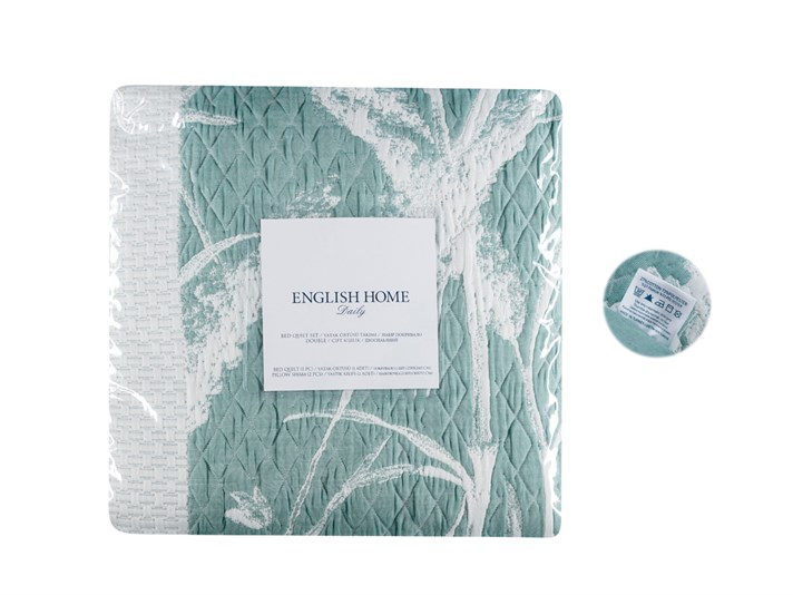 orz  Cover Persoană dublă  SET CUVERTURĂ DE PAT 250x260 cm Seledon,