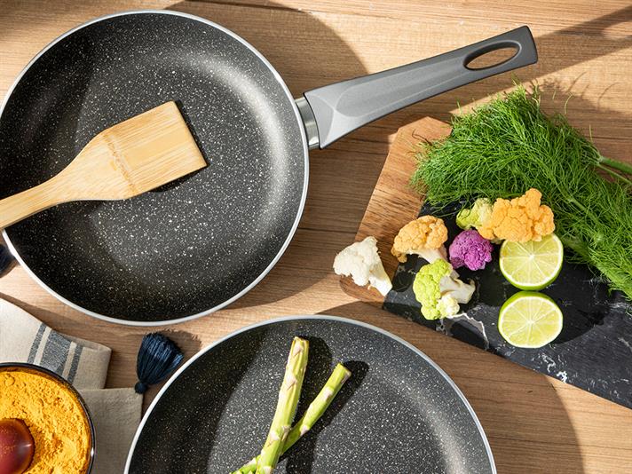 Oslo Granite 2 Pieces Pan Set 24-28 cm Anthracite