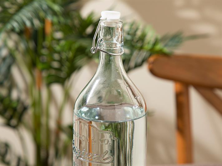 Oslo Glass Storing Bottle 1000 ml Transparent