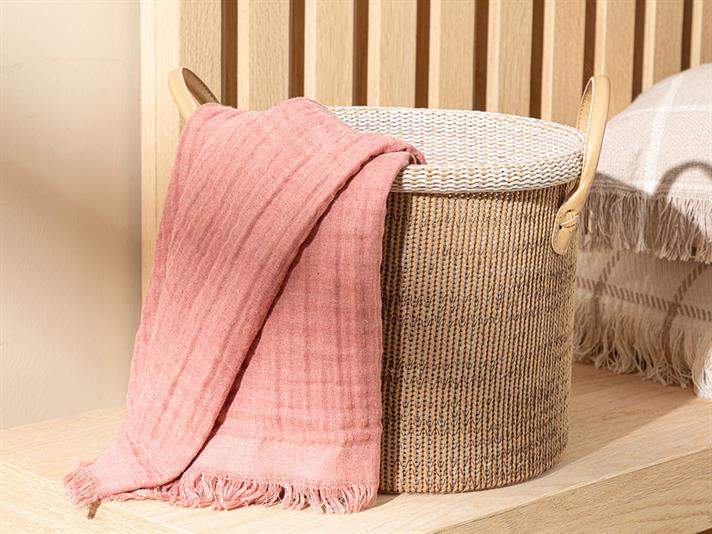 Oxford Basket 28x28x25 cm Beige