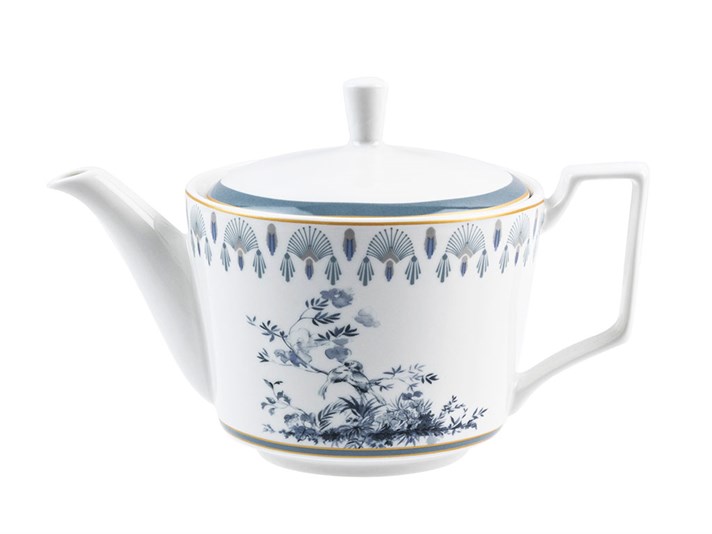 Tual New Bone Pot 1 Litre Blue