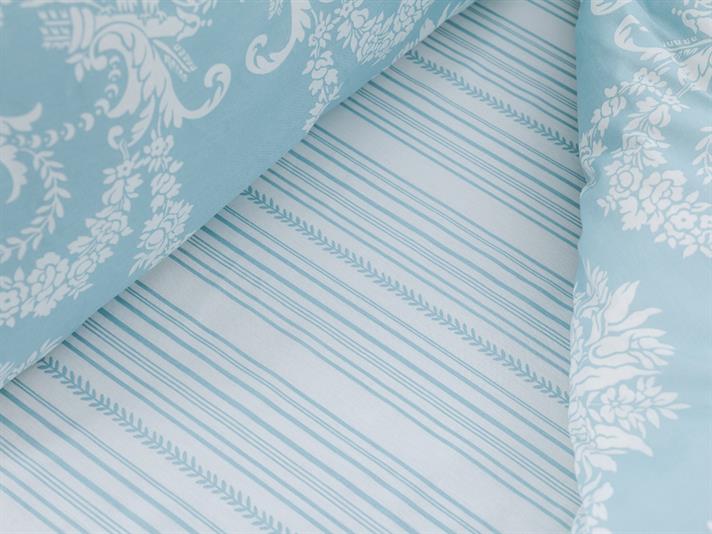 Păsări de grădină Bumbac Single Set Lenjerie De Pat 160x220 cm Seledon