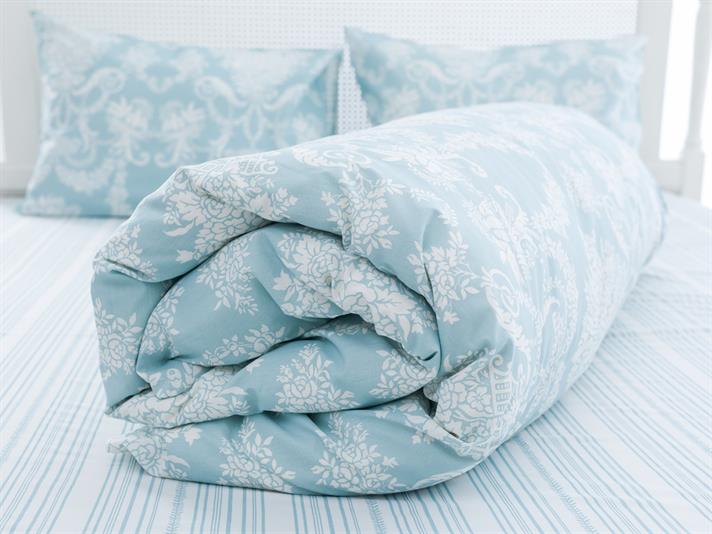 Păsări de grădină Bumbac Single Set Lenjerie De Pat 160x220 cm Seledon