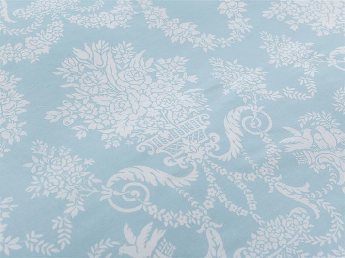 Păsări de grădină Bumbac Single Set Lenjerie De Pat 160x220 cm Seledon