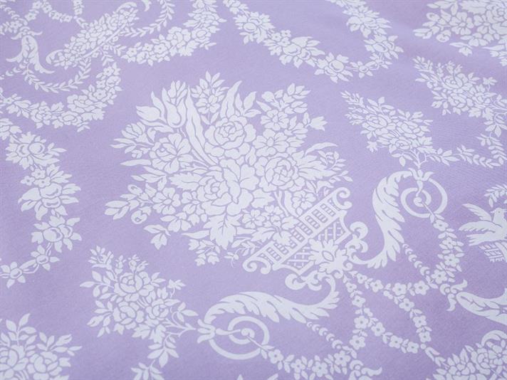 Păsări de grădină Bumbac Single Set Lenjerie De Pat 160x220 cm Lila