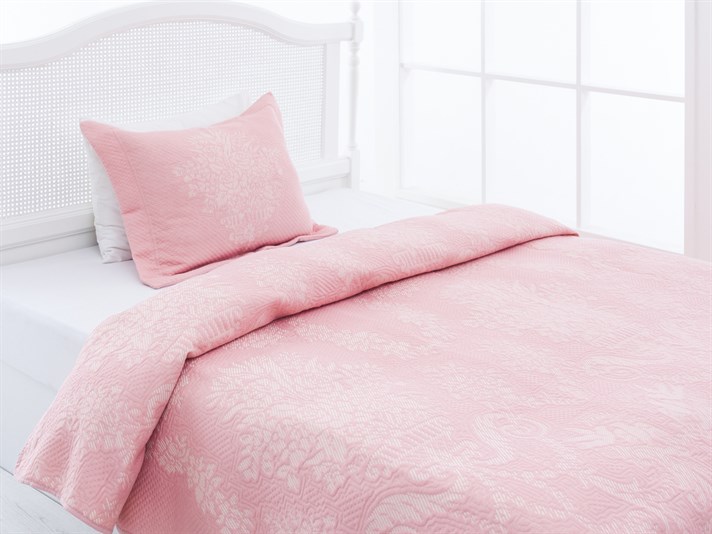 Păsări de grădină  Împletitură Pentru o persoana  SET CUVERTURĂ DE PAT 180x240 cm Damson ușor