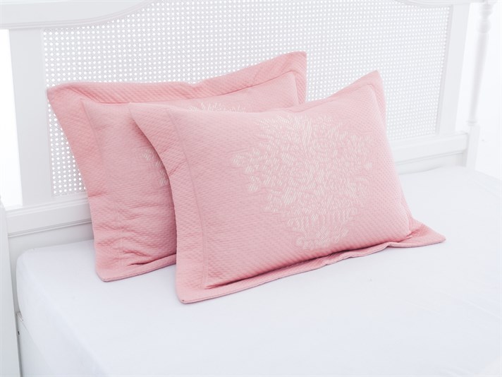 Păsări de grădină  Împletitură Persoană dublă  SET CUVERTURĂ DE PAT 250x260 cm Damson ușor