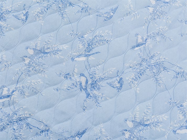 Păsări de toamnă  Microfibră Pentru o persoana  CUVERTURĂ DE PAT MU 160x220 cm Albastru