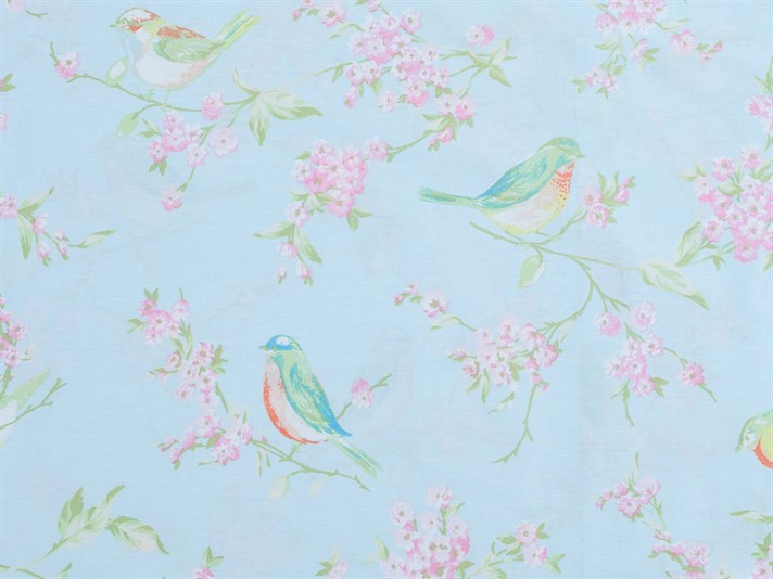 Păsări de vară Cu Bumbac Cu 2 Piese Față De Pernă 50x70 cm Mentă