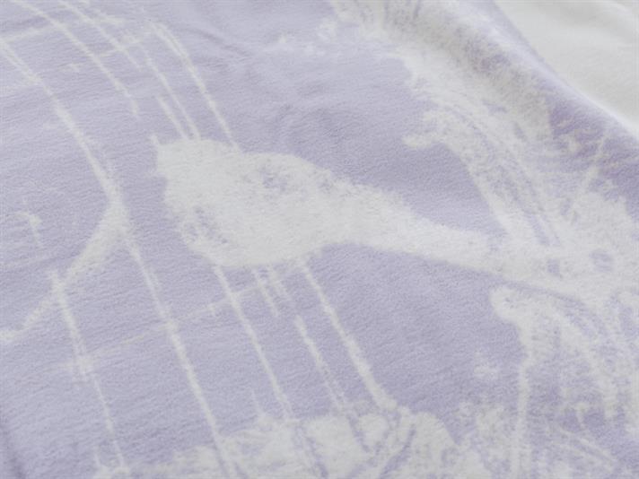 Păsări muzicale Cottony For One Person  PĂTURĂ 150x200 cm Lilac.