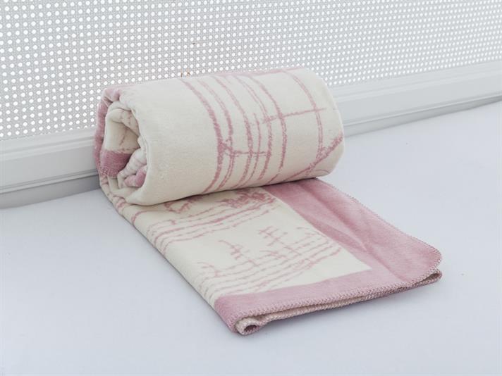 Păsări muzicale Cottony For One Person  PĂTURĂ 150x200 cm Pink