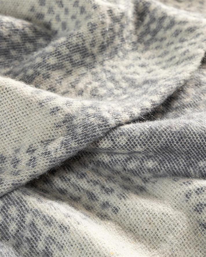 Diamond Check Soft Cotton Double Person Blanket 180x220 cm Gray