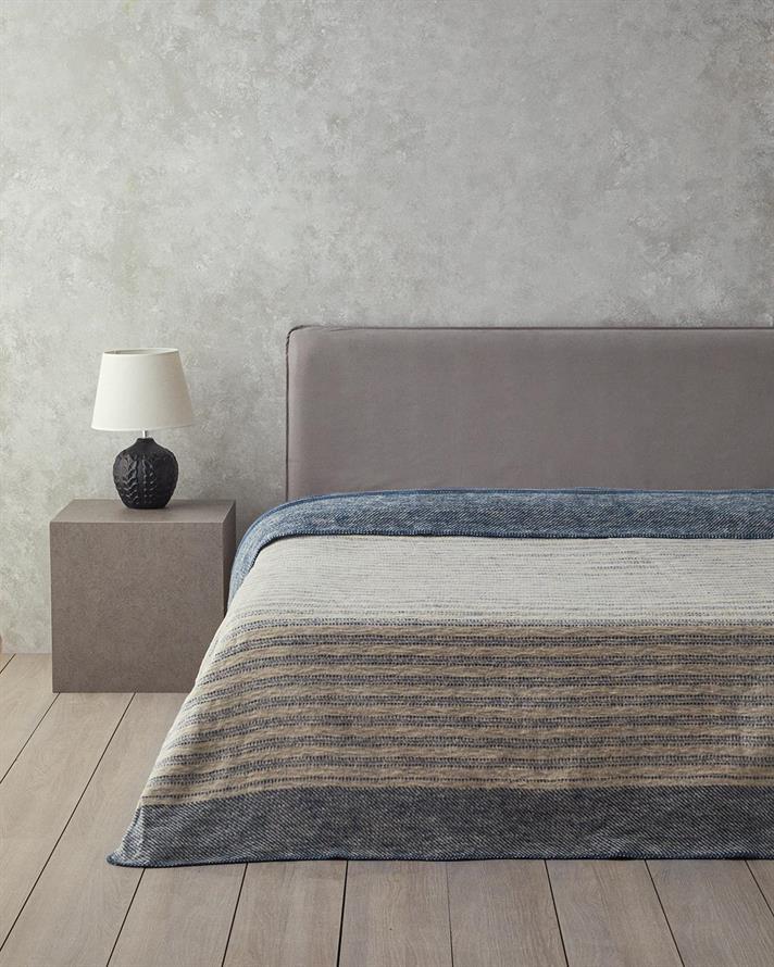 Cottony Persoană dublă  PĂTURĂ 200x220 cm Albastru