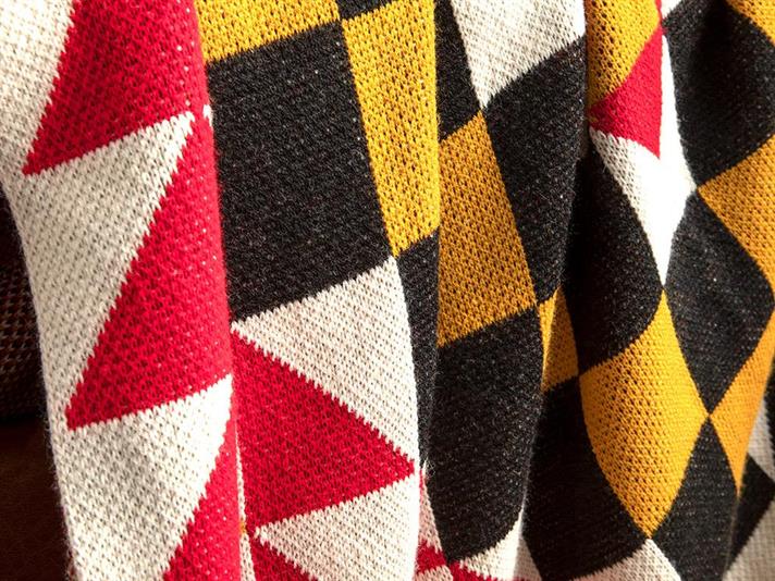 Pătură, pentru o persoană, Abrazo, acril, 130x170 cm, roșu