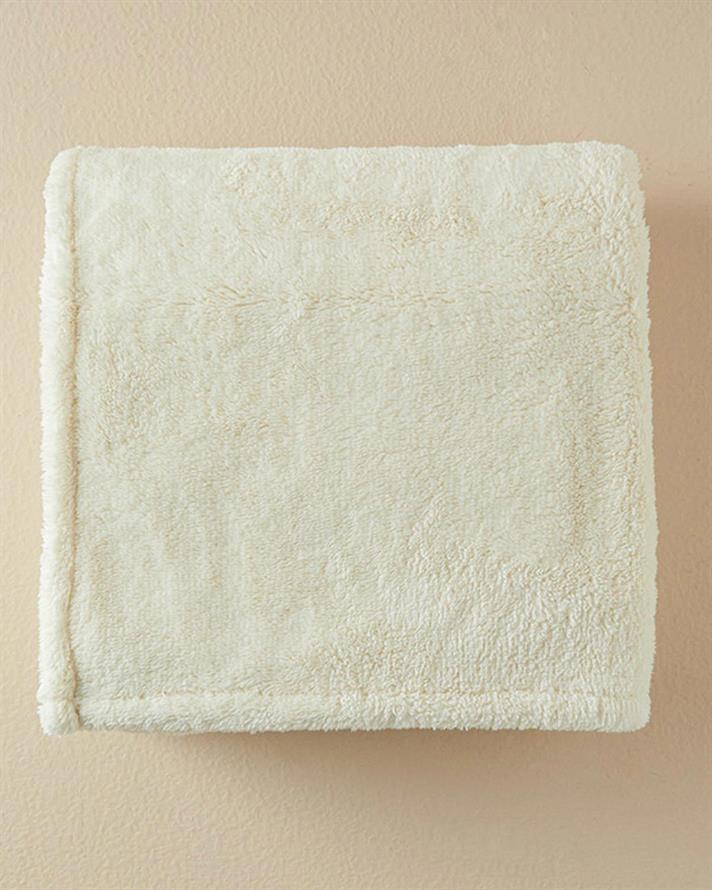 Pătură, pentru o persoană, Cozy, poliester, 120x170 cm, crem