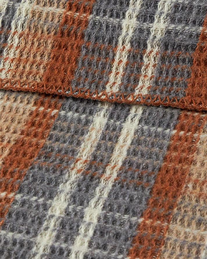 Pătură, pentru o persoană, Plaid, bumbac-poliester, 150x200 cm, terracotta