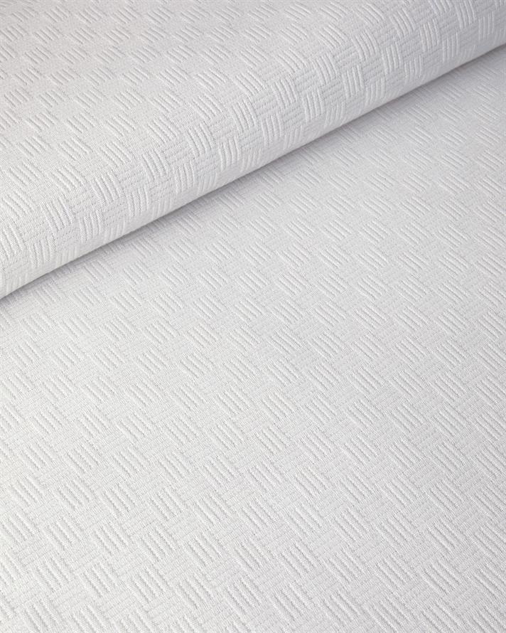 Pătură subțire, pentru două persoane, Plain, bumbac, 240x220 cm, alb