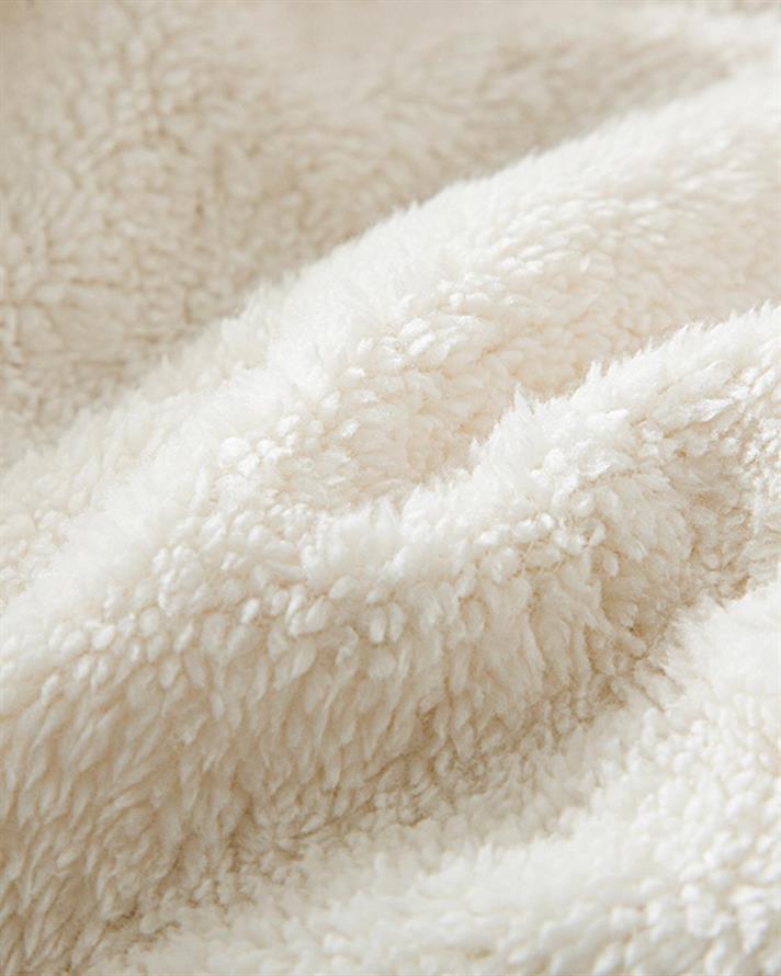 Păturică bebe, Tilki, 80x110 cm, poliester, ecru